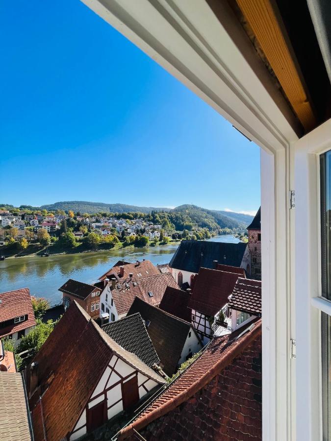 Natur Und Neckarblick Bei Heidelberg Hirschhorn Exteriér fotografie