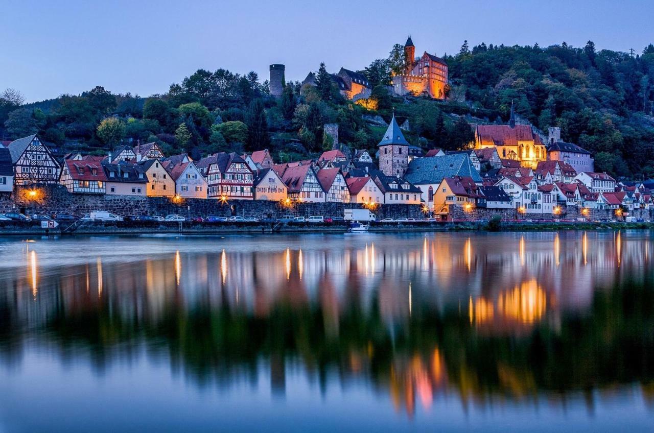 Natur Und Neckarblick Bei Heidelberg Hirschhorn Exteriér fotografie